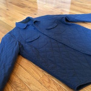 J. Crew Navy Quilted Jacket